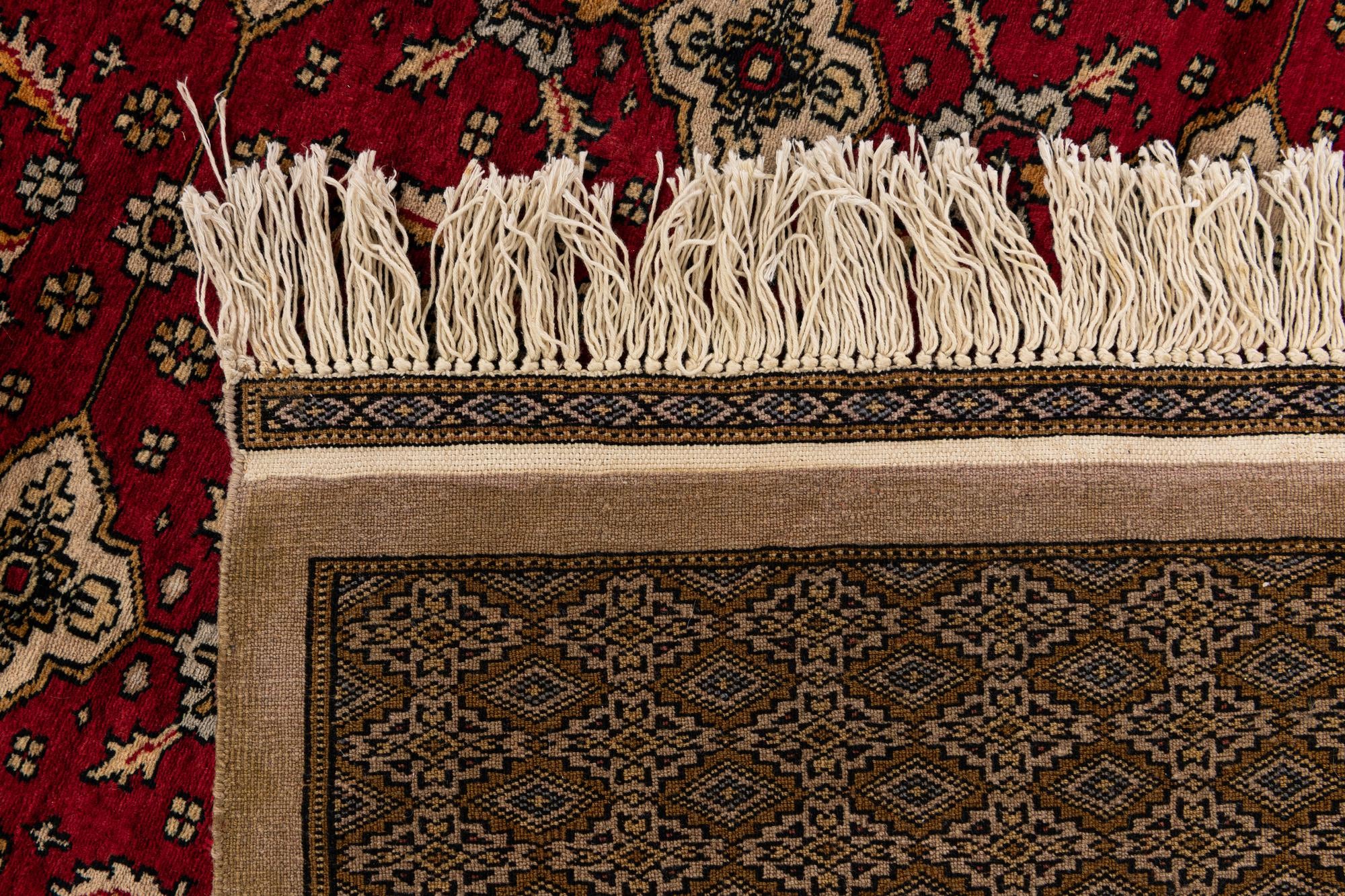 6' 5 x 9' 1 Hand Knotted Bokhara Oriental Wool Rug