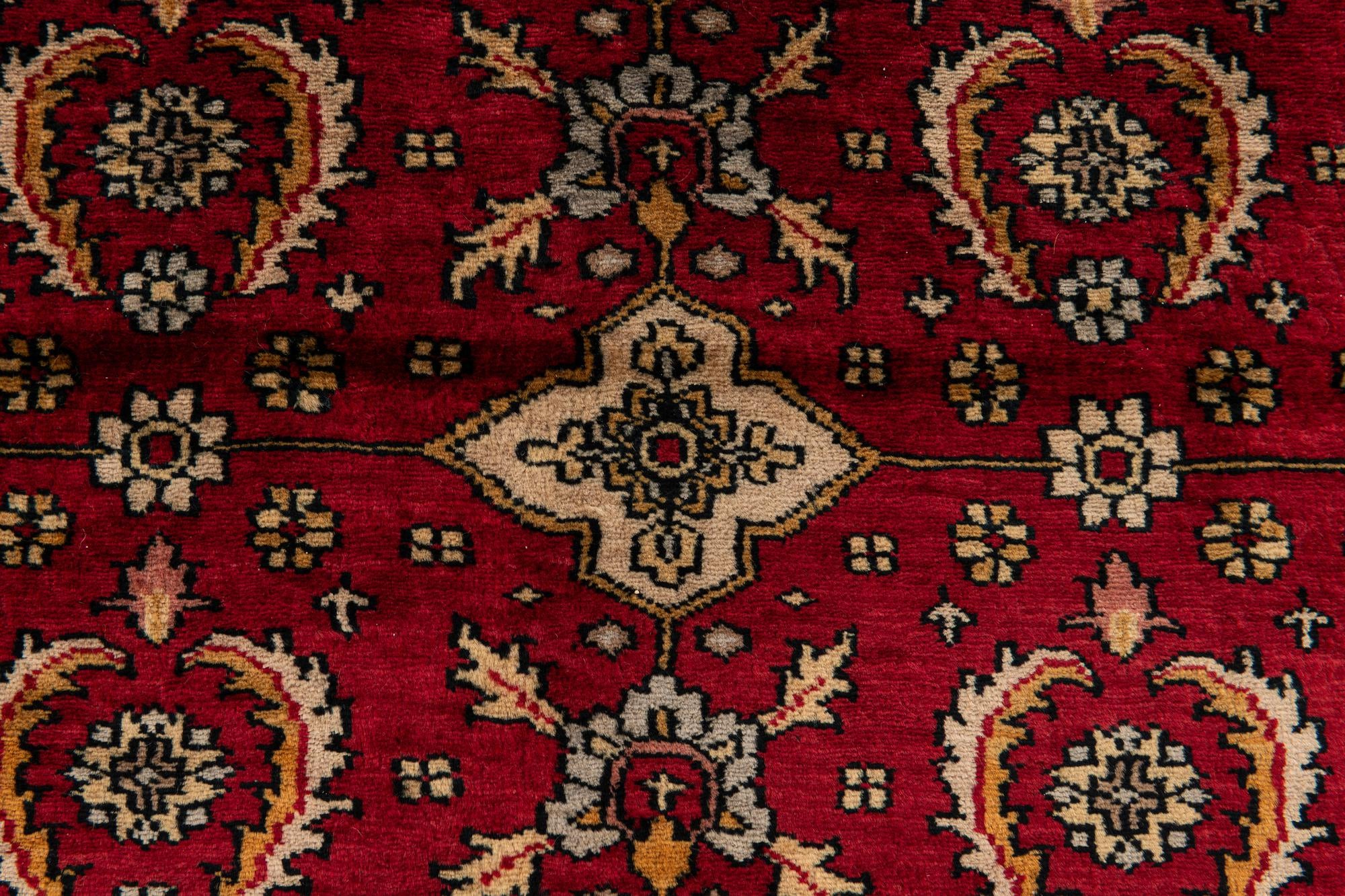 6' 5 x 9' 1 Hand Knotted Bokhara Oriental Wool Rug