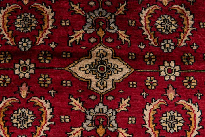 6' 5 x 9' 1 Hand Knotted Bokhara Oriental Wool Rug