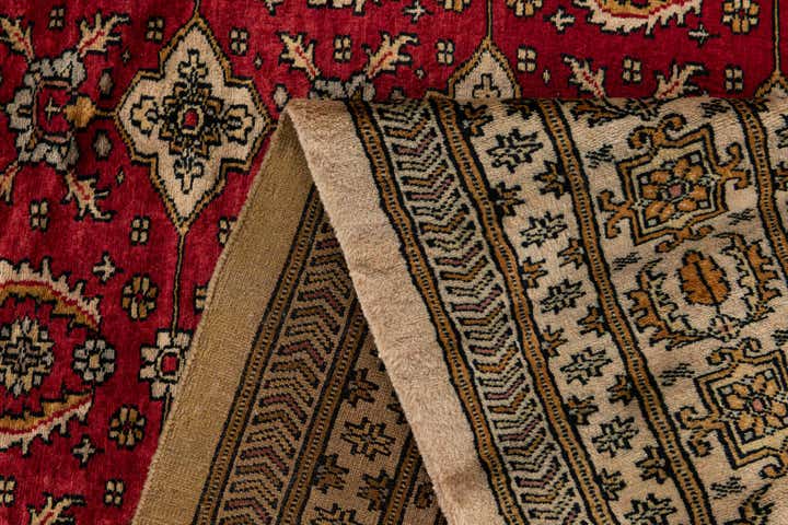 6' 5 x 9' 1 Hand Knotted Bokhara Oriental Wool Rug