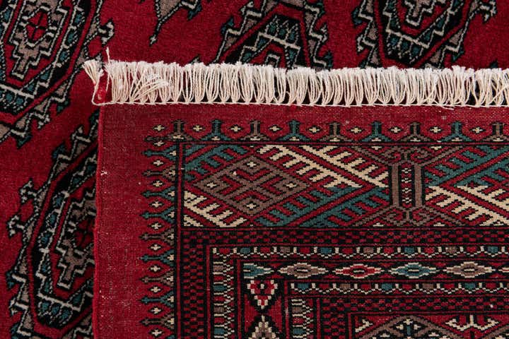 190cm x 295cm anudado a mano Bokhara Alfombra Oriental Lana