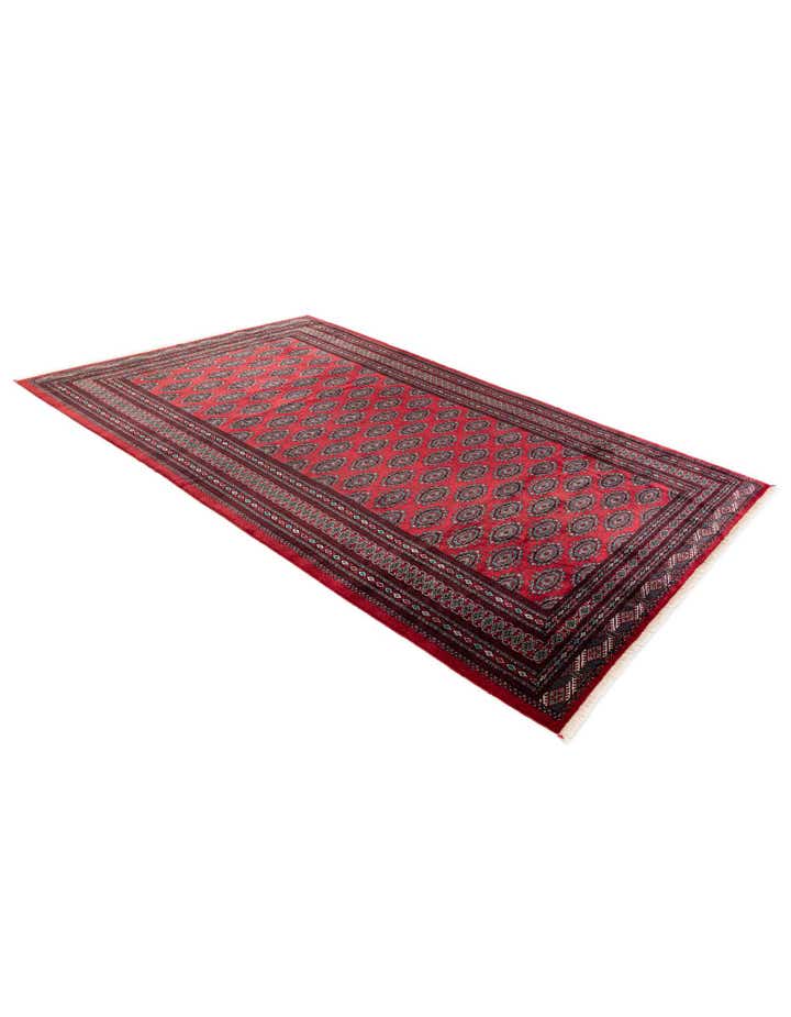190cm x 295cm anudado a mano Bokhara Alfombra Oriental Lana