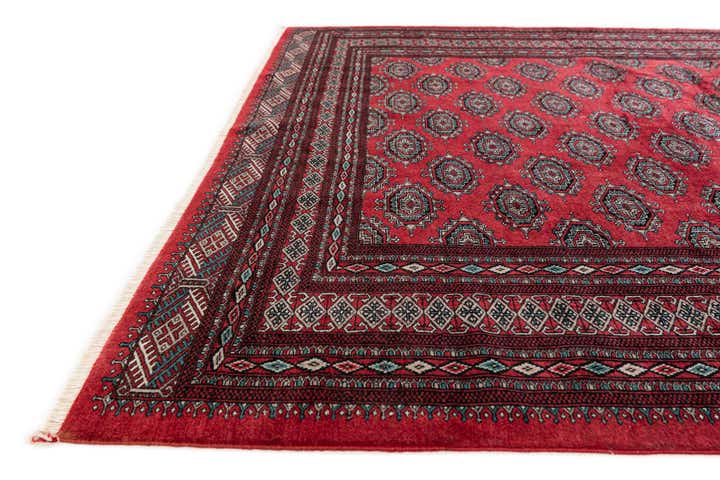 190cm x 295cm anudado a mano Bokhara Alfombra Oriental Lana