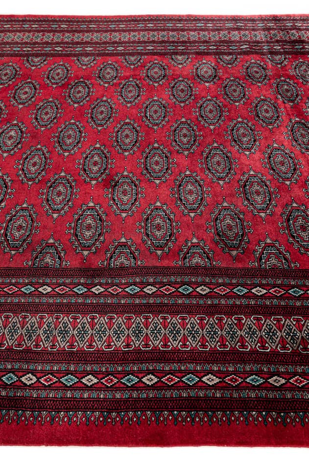 Detail image of 190cm x 295cm anudado a mano Bokhara Alfombra Oriental Lana