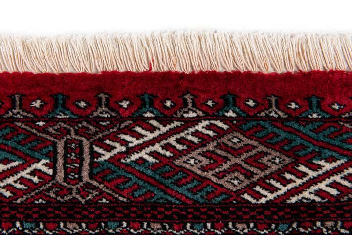 190cm x 295cm anudado a mano Bokhara Alfombra Oriental Lana