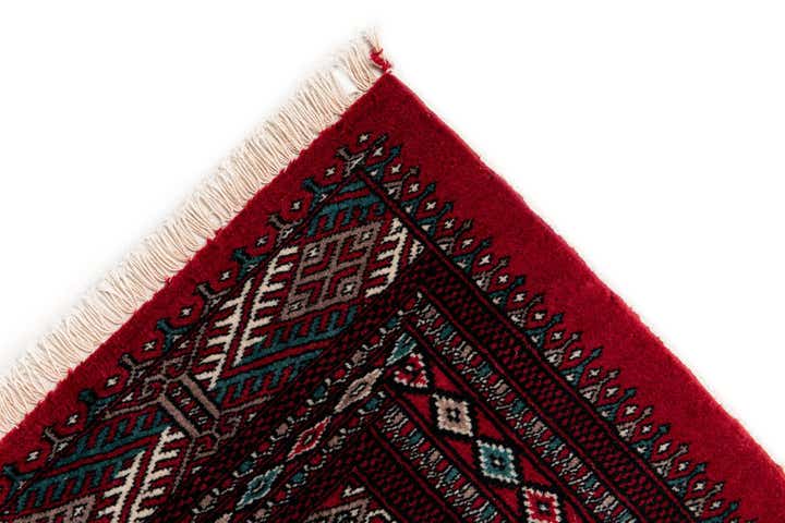 190cm x 295cm anudado a mano Bokhara Alfombra Oriental Lana