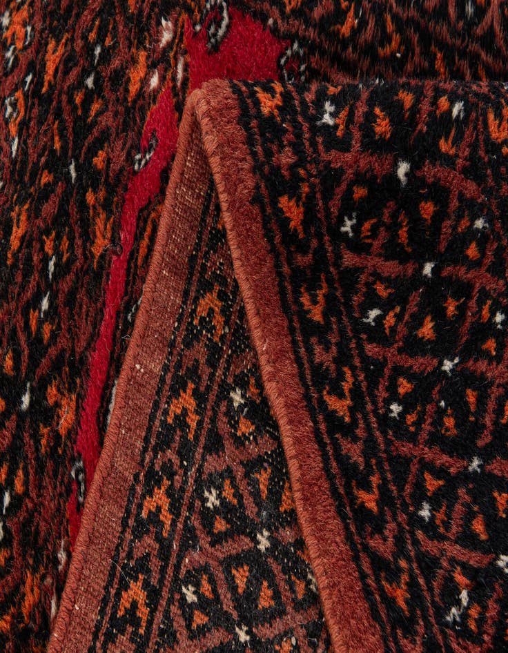 Detail image of 2' 1 x 3' 1  Hand Knotted Bokhara Wool Rug