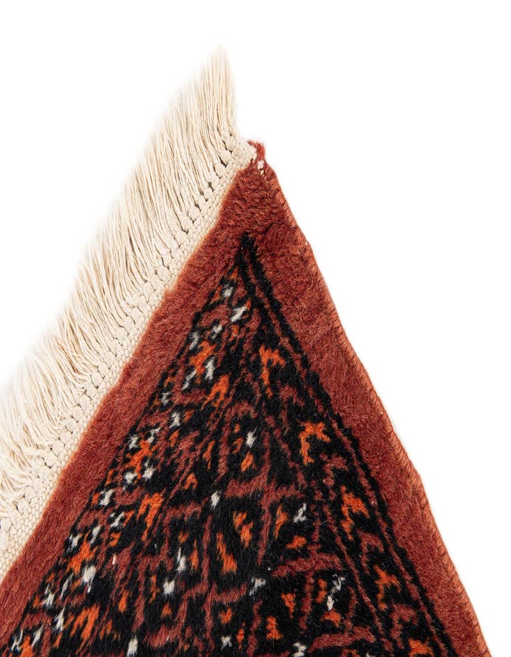 Detail image of 2' 1 x 3' 1  Hand Knotted Bokhara Wool Rug