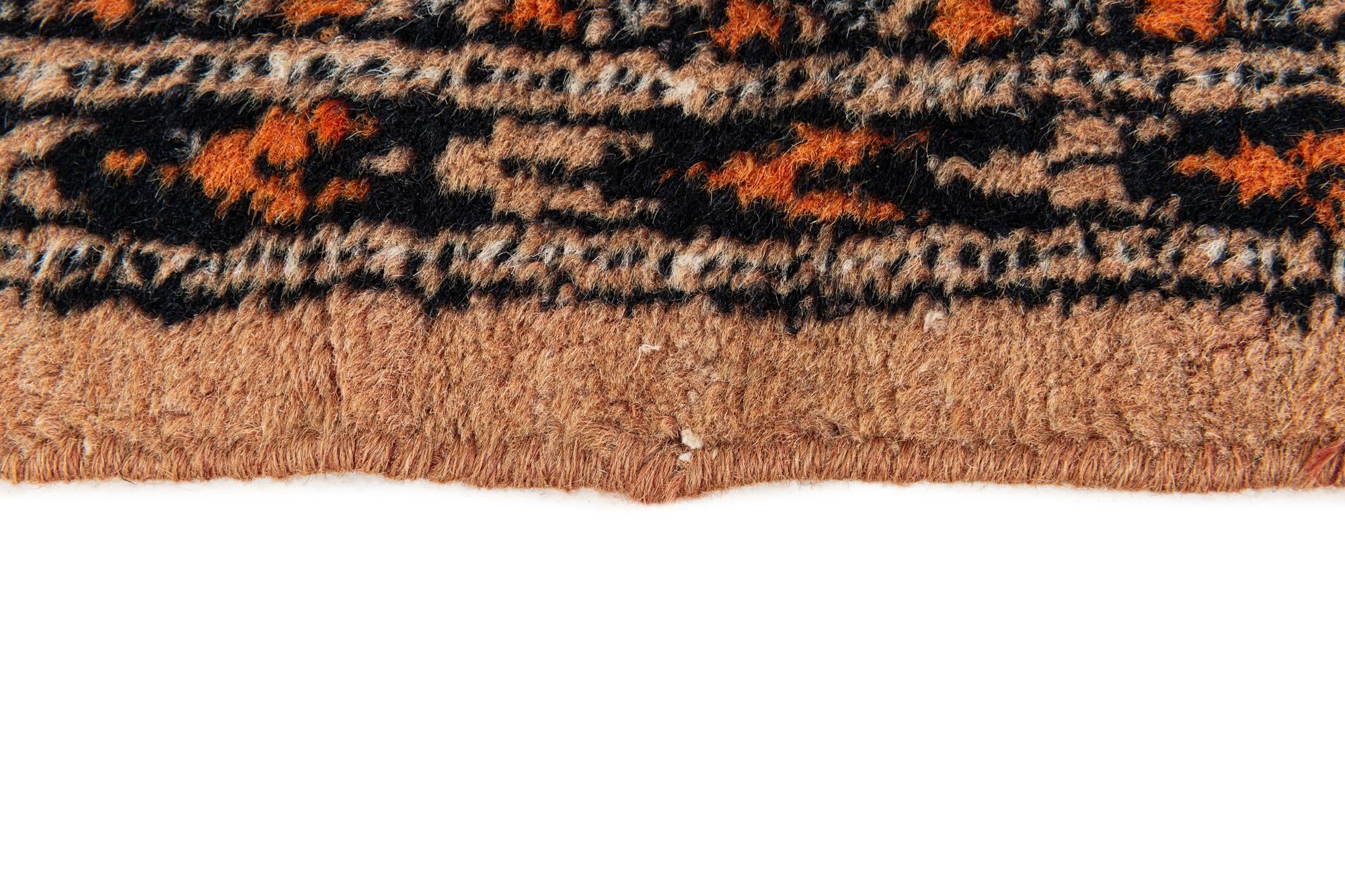 4' 1 x 6' 1 Hand Knotted Bokhara Wool Rug
