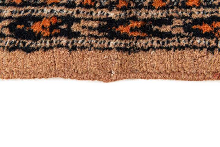 4' 1 x 6' 1 Hand Knotted Bokhara Wool Rug