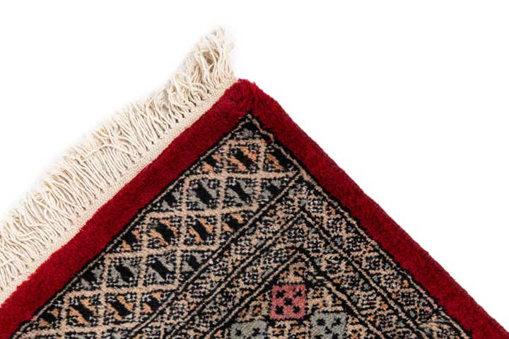 4' 2 x 6' 5 Hand Knotted Bokhara Oriental Wool Rug