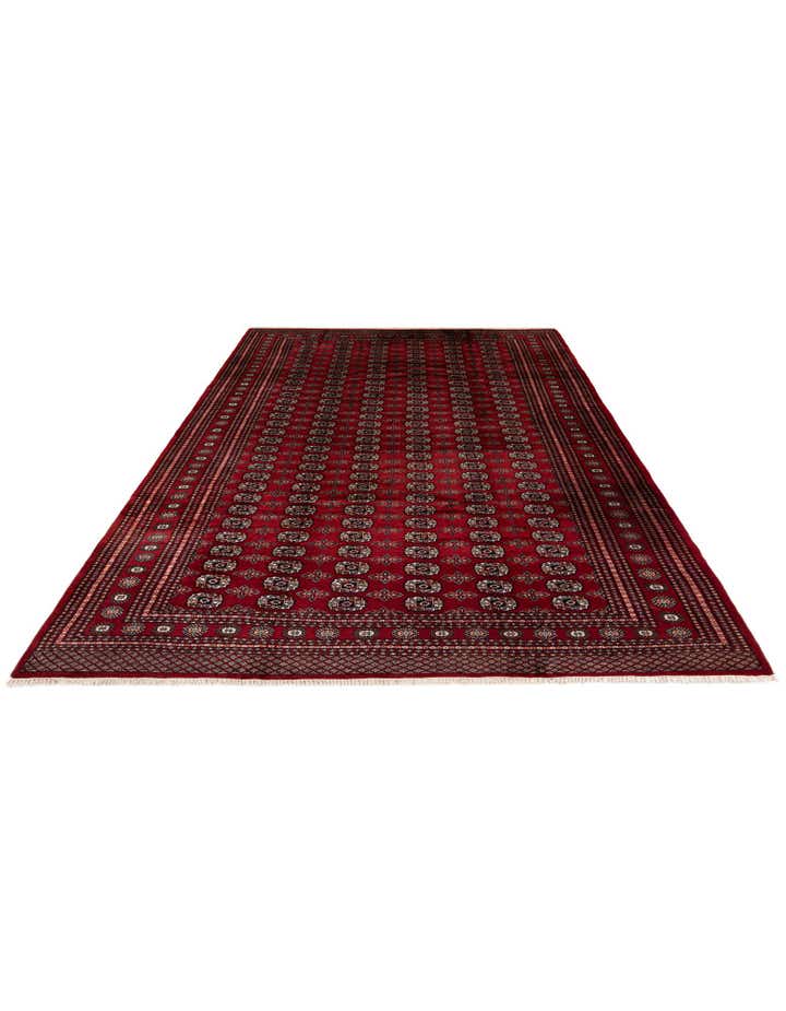 7' 4 x 9' 5 Hand Knotted Bokhara Oriental Wool Rug