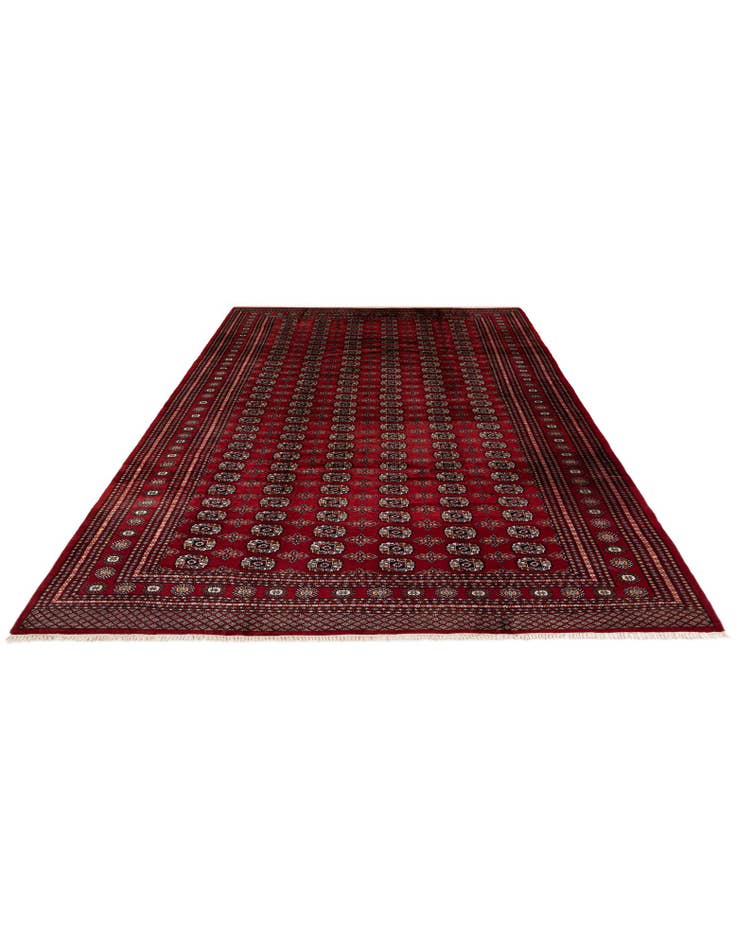 Detail image of 7' 4 x 9' 5 Hand Knotted Bokhara Oriental Wool Rug