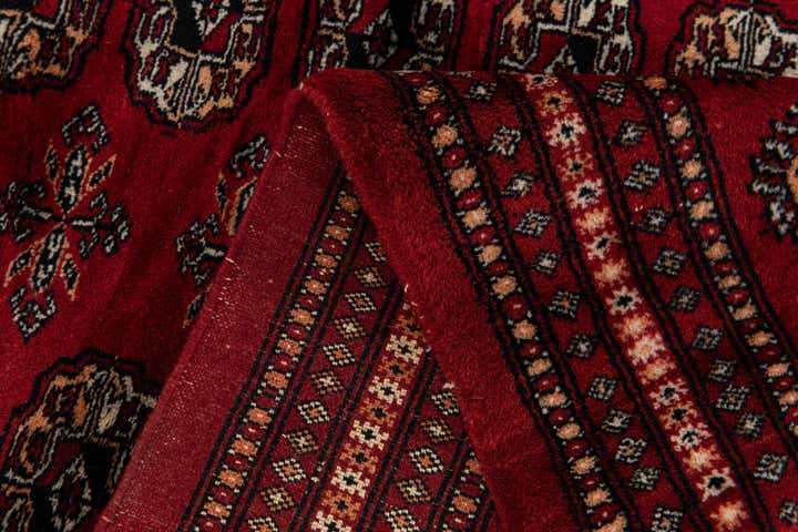 7' 4 x 9' 5 Hand Knotted Bokhara Oriental Wool Rug