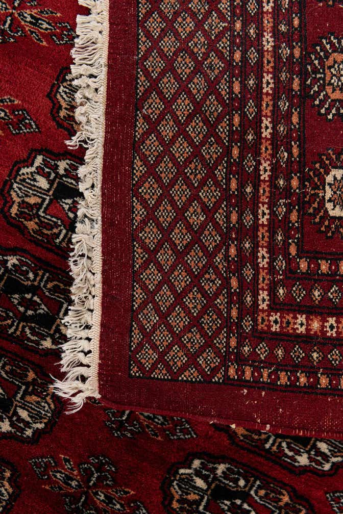 7' 4 x 9' 5 Hand Knotted Bokhara Oriental Wool Rug