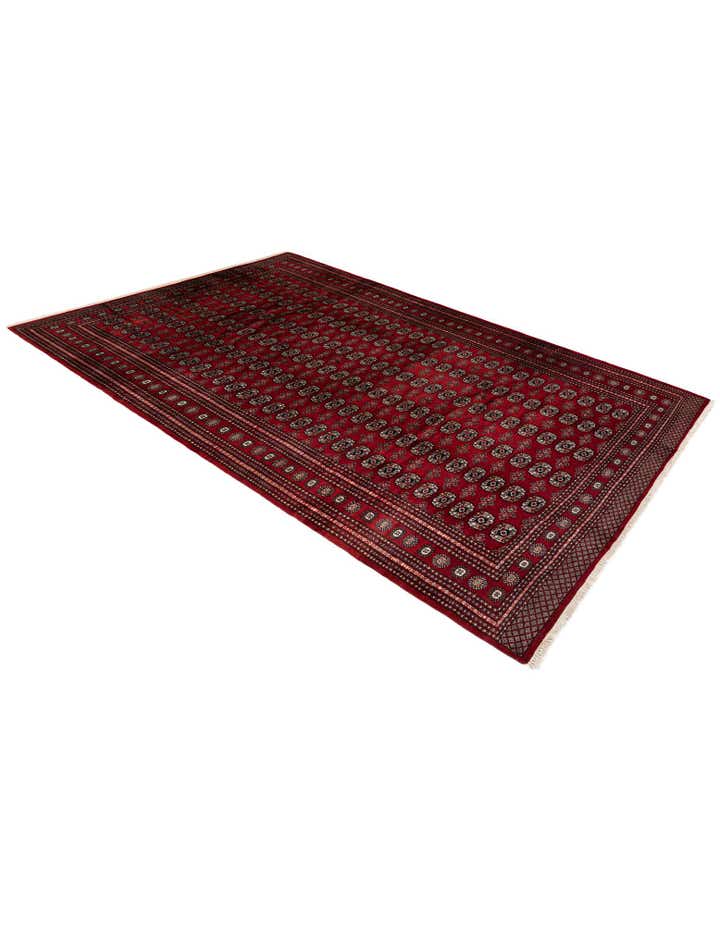 7' 4 x 9' 5 Hand Knotted Bokhara Oriental Wool Rug