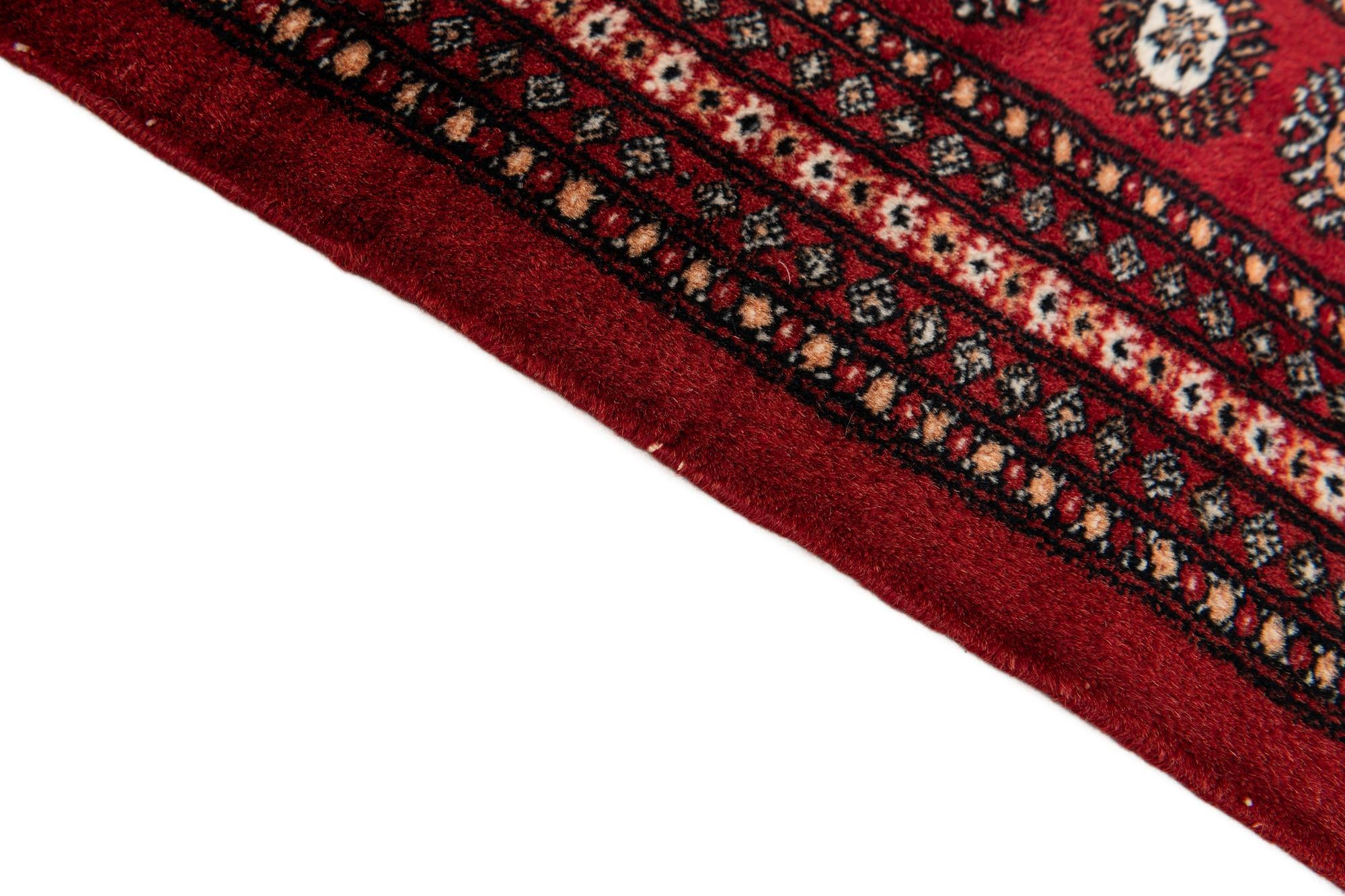 7' 4 x 9' 5 Hand Knotted Bokhara Oriental Wool Rug
