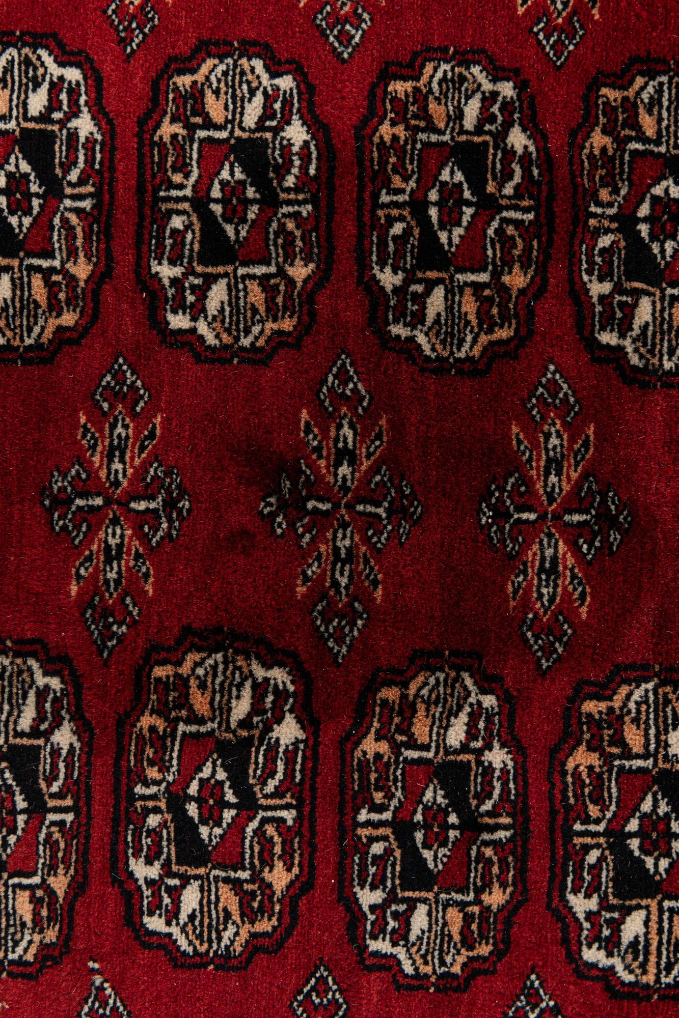 7' 4 x 9' 5 Hand Knotted Bokhara Oriental Wool Rug