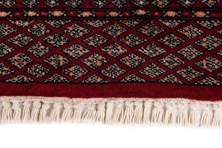 7' 4 x 9' 5 Hand Knotted Bokhara Oriental Wool Rug