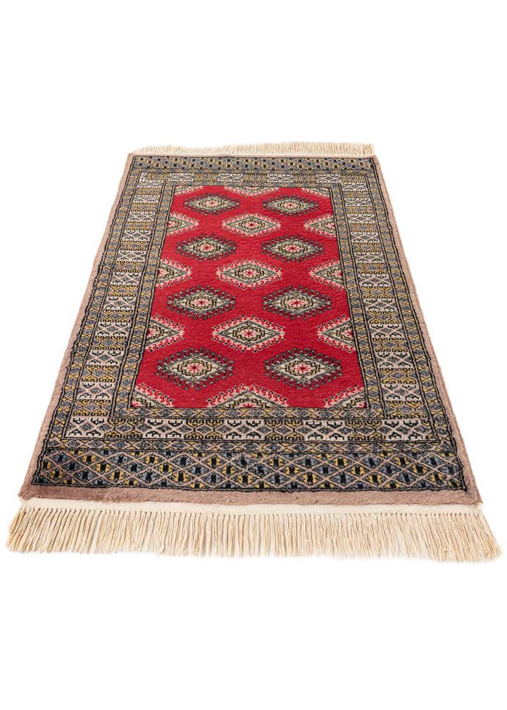 2' 6 x 3' 10 Hand Knotted Bokhara Oriental Wool Rug