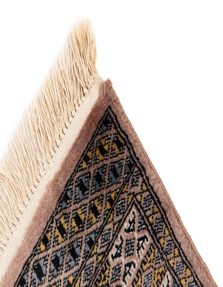 Detail image of 2' 6 x 3' 10  Hand Knotted Bokhara Oriental Wool Rug