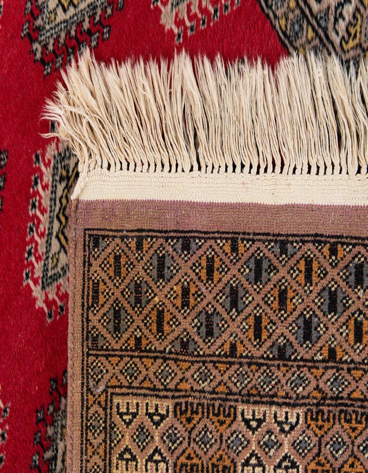 Detail image of 2' 6 x 3' 10  Hand Knotted Bokhara Oriental Wool Rug