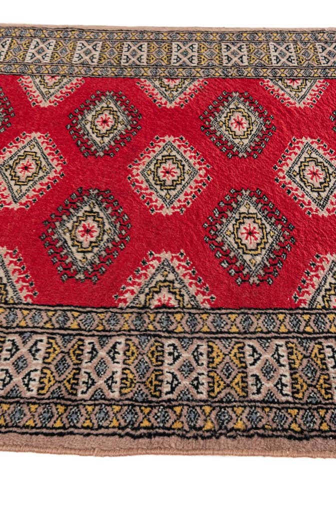 2' 6 x 3' 10 Hand Knotted Bokhara Oriental Wool Rug