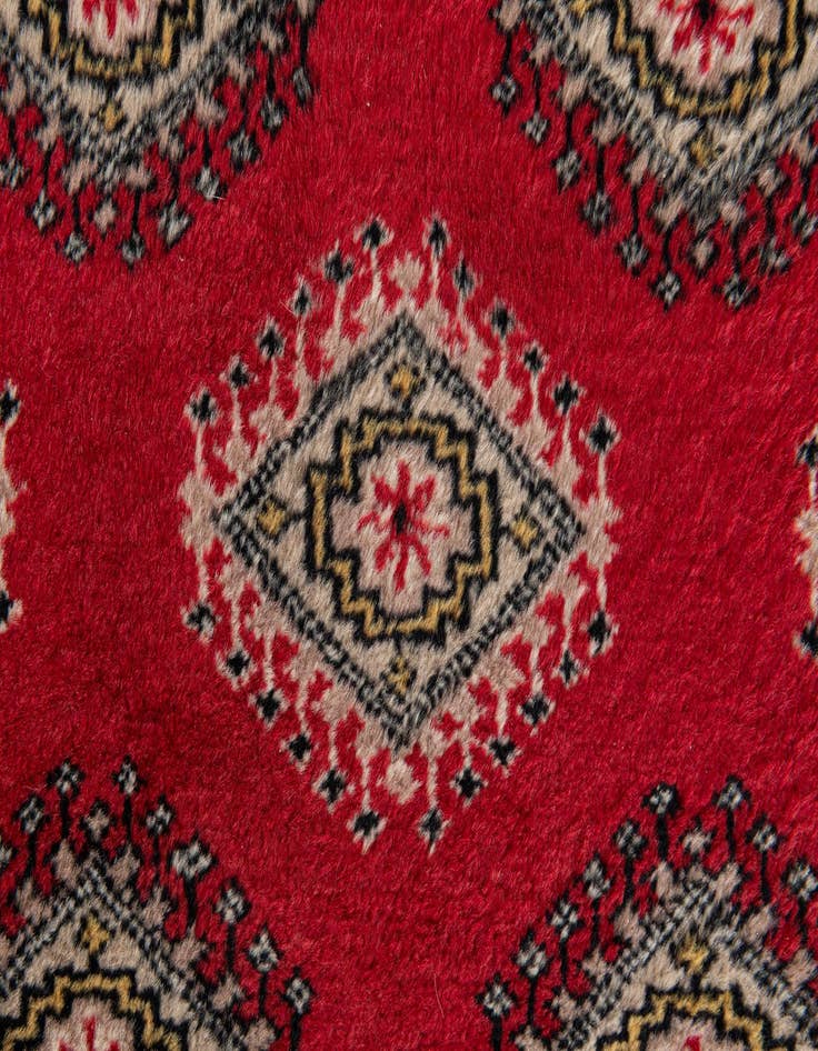 Detail image of 2' 6 x 3' 10  Hand Knotted Bokhara Oriental Wool Rug