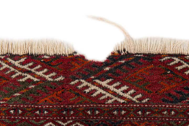 2' 8 x 3' 7 Hand Knotted Bokhara Oriental Wool Rug