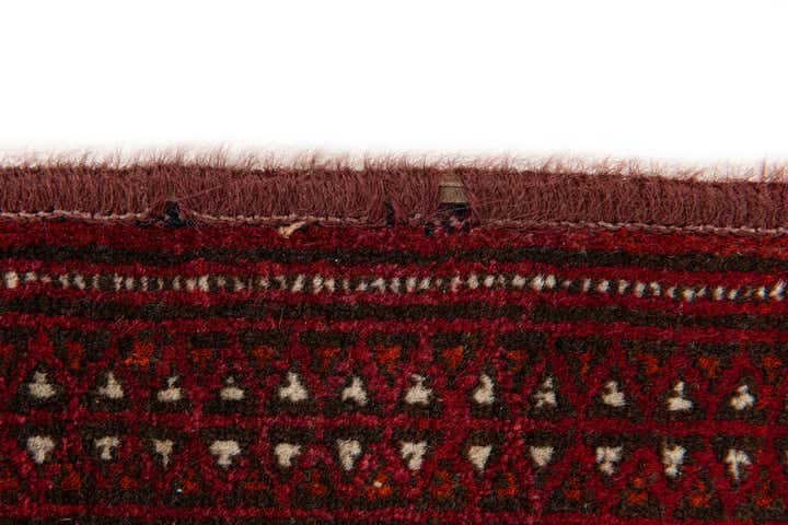 2' 8 x 3' 7 Hand Knotted Bokhara Oriental Wool Rug