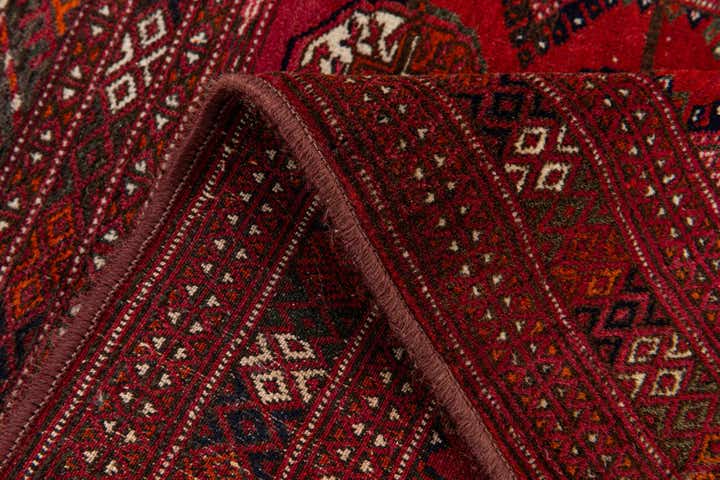2' 8 x 3' 7 Hand Knotted Bokhara Oriental Wool Rug