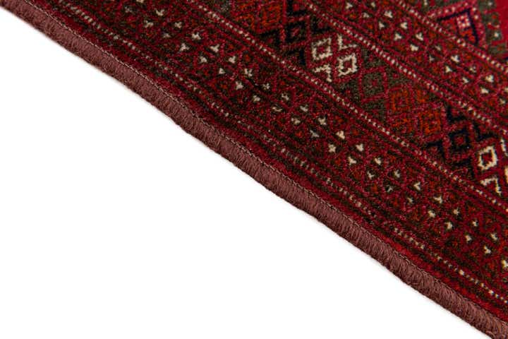 2' 8 x 3' 7 Hand Knotted Bokhara Oriental Wool Rug