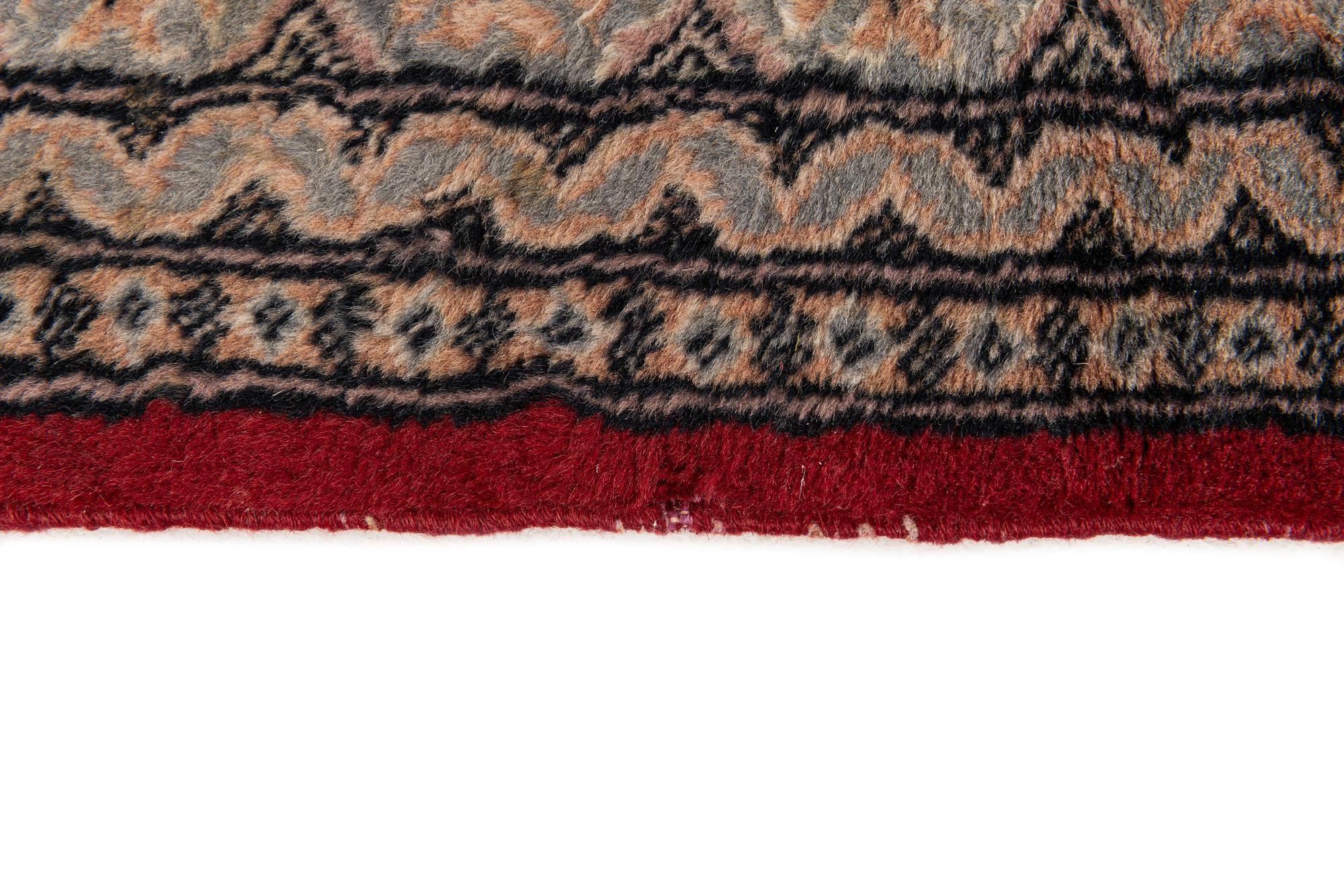 4' 3 x 6' Hand Knotted Bokhara Oriental Wool Rug