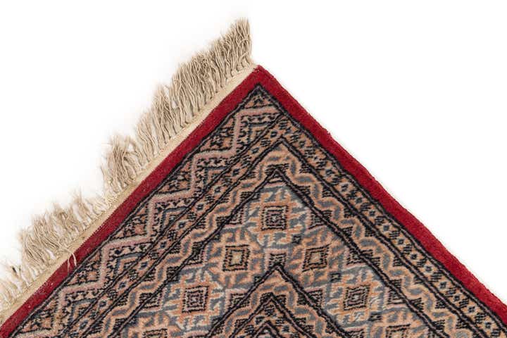 4' 3 x 6' Hand Knotted Bokhara Oriental Wool Rug