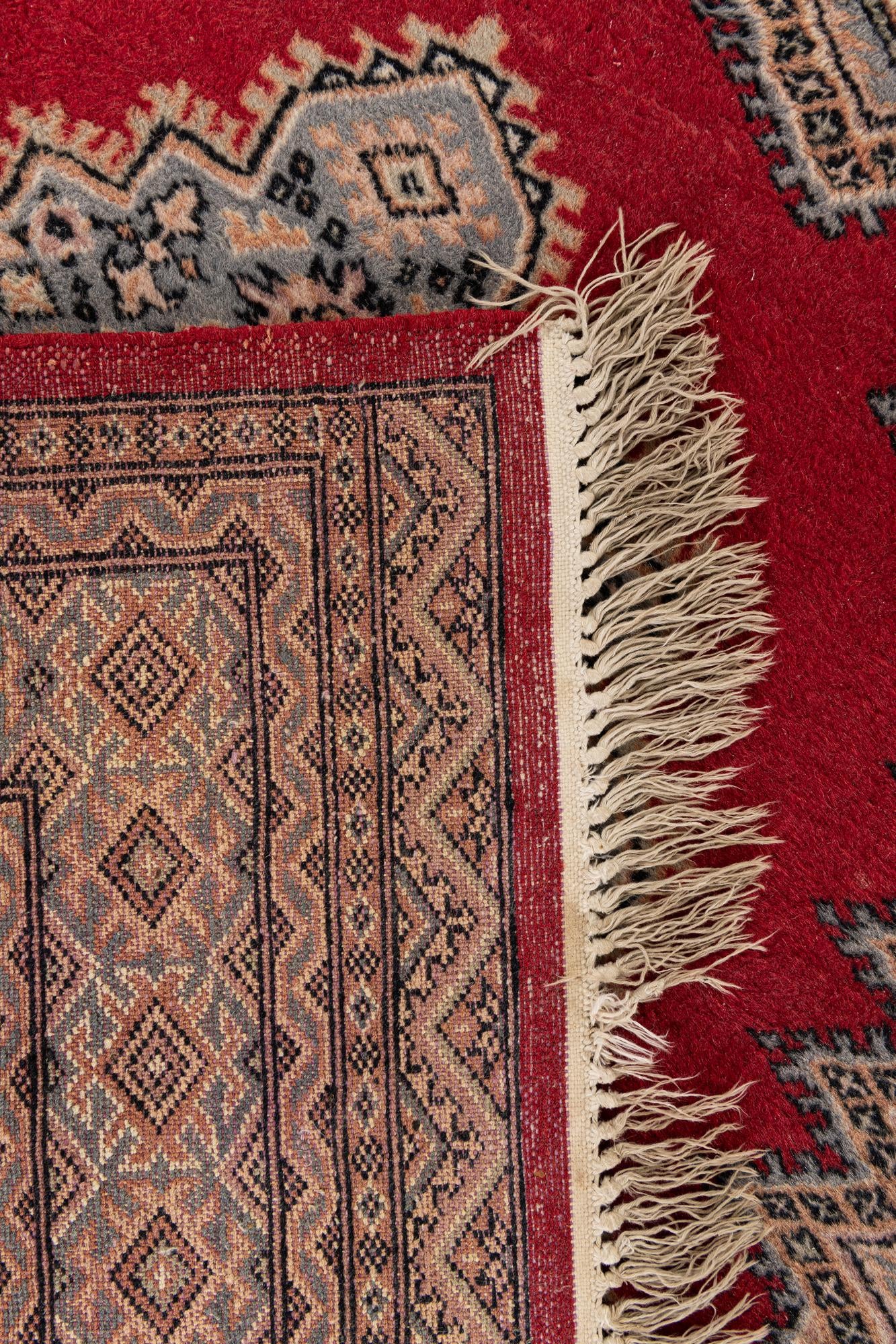 4' 3 x 6' Hand Knotted Bokhara Oriental Wool Rug