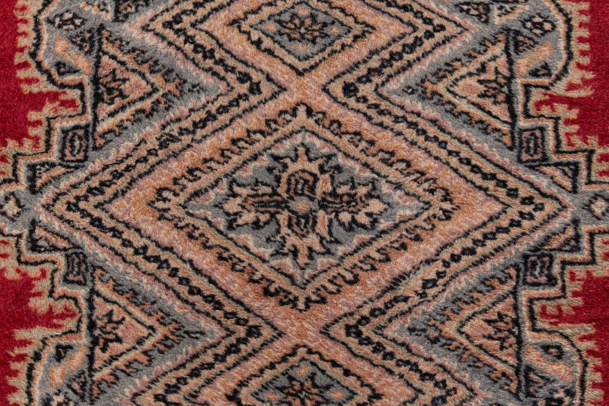 4' 3 x 6' Hand Knotted Bokhara Oriental Wool Rug