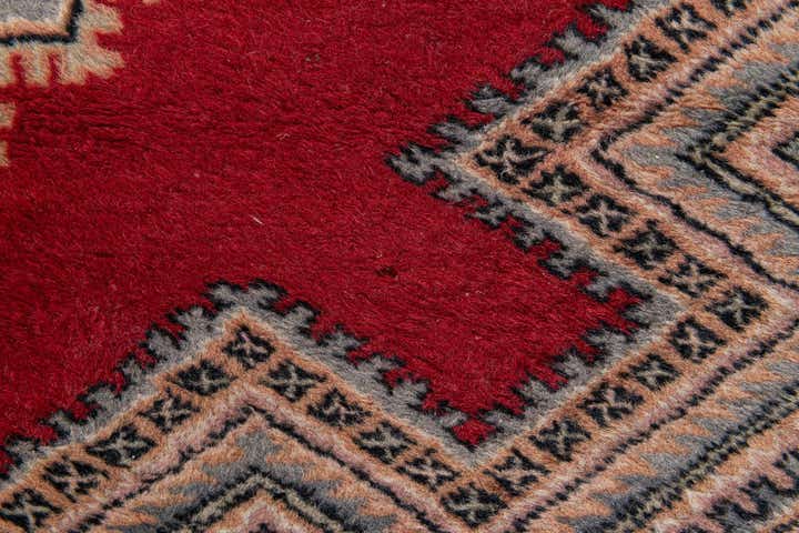 4' 3 x 6' Hand Knotted Bokhara Oriental Wool Rug