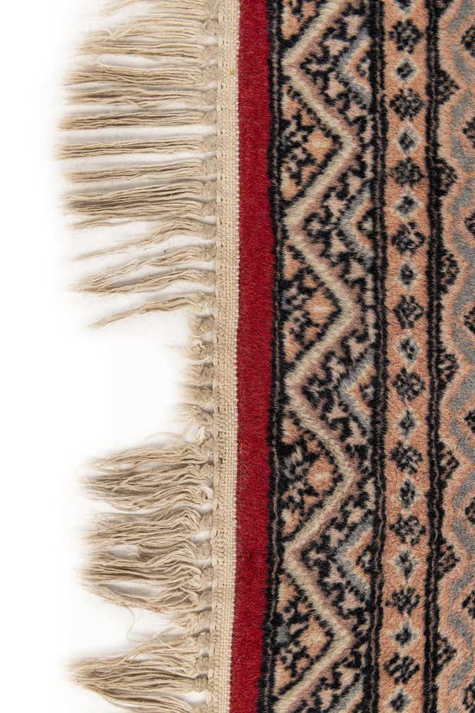 4' 3 x 6' Hand Knotted Bokhara Oriental Wool Rug