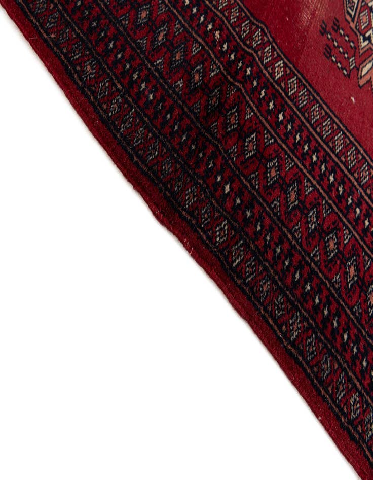 Detail image of 3' 1 x 4' 4  Hand Knotted Bokhara Oriental Wool Rug