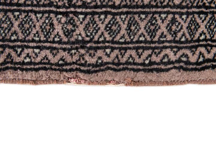 4' 2 x 5' 11 Hand Knotted Bokhara Oriental Wool Rug