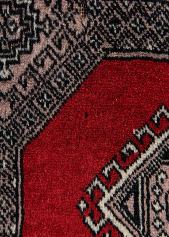 4' 2 x 5' 11 Hand Knotted Bokhara Oriental Wool Rug