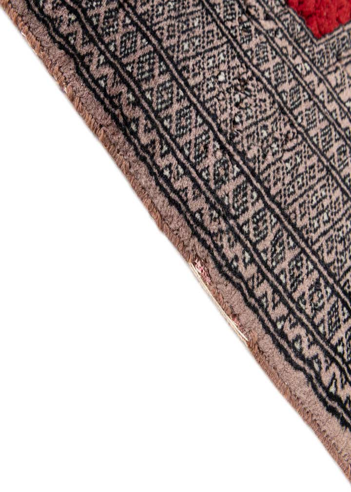 4' 2 x 5' 11 Hand Knotted Bokhara Oriental Wool Rug