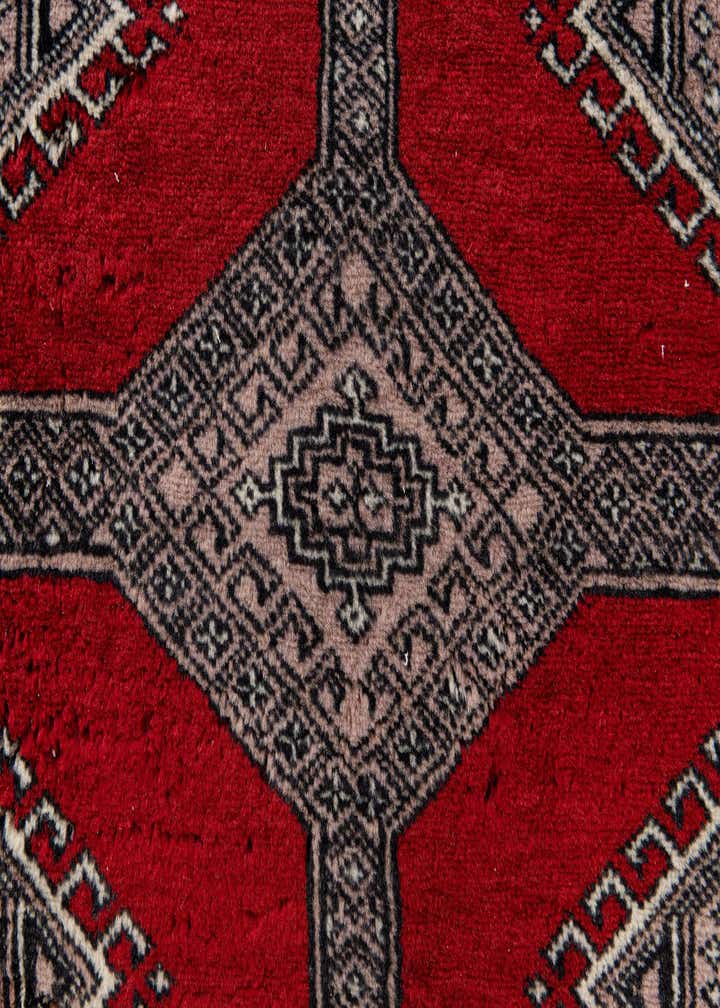 4' 2 x 5' 11 Hand Knotted Bokhara Oriental Wool Rug