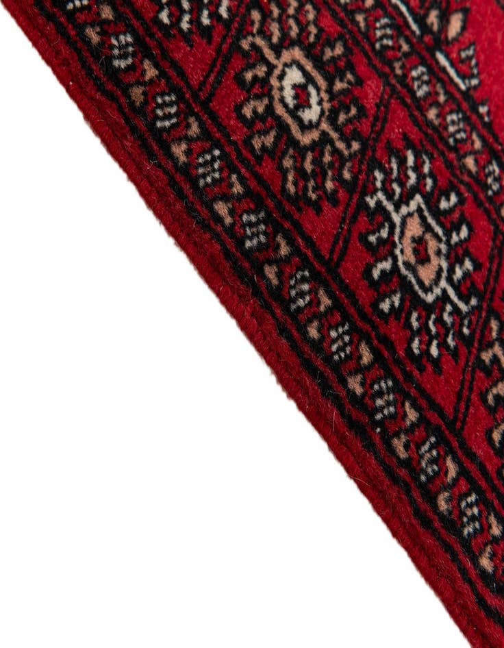 Detail image of 2' x 3' Hand Knotted Bokhara Oriental Wool Rug