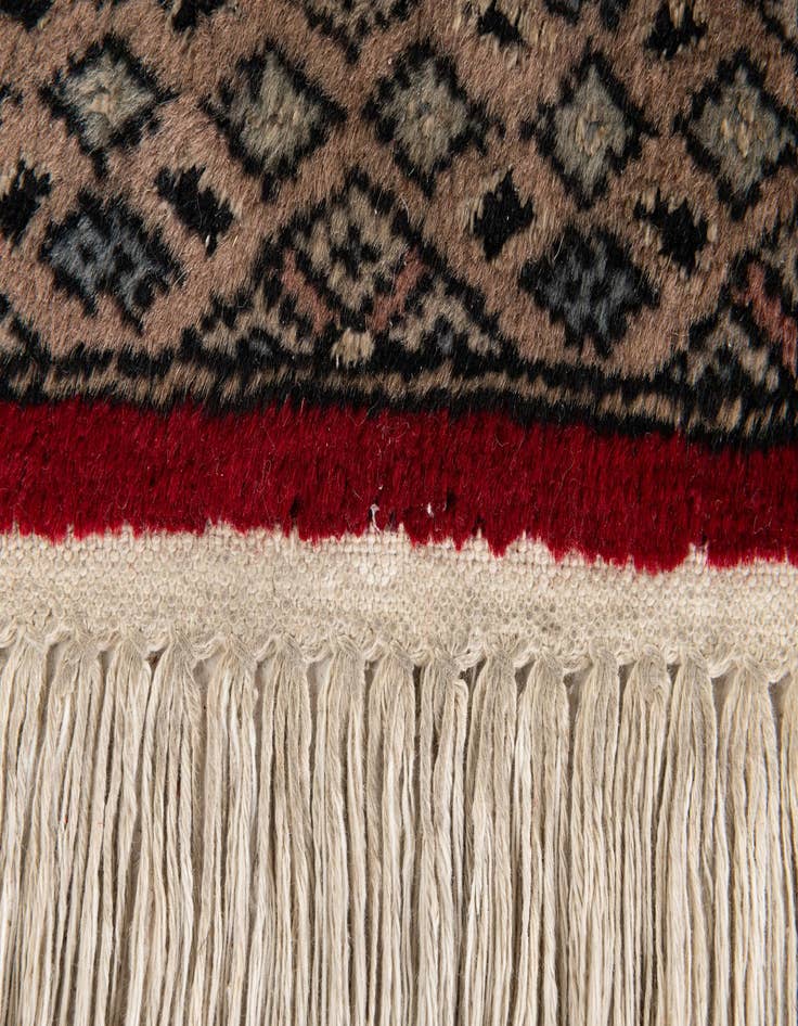 Detail image of 2' 1 x 3' 2  Hand Knotted Bokhara Oriental Wool Rug