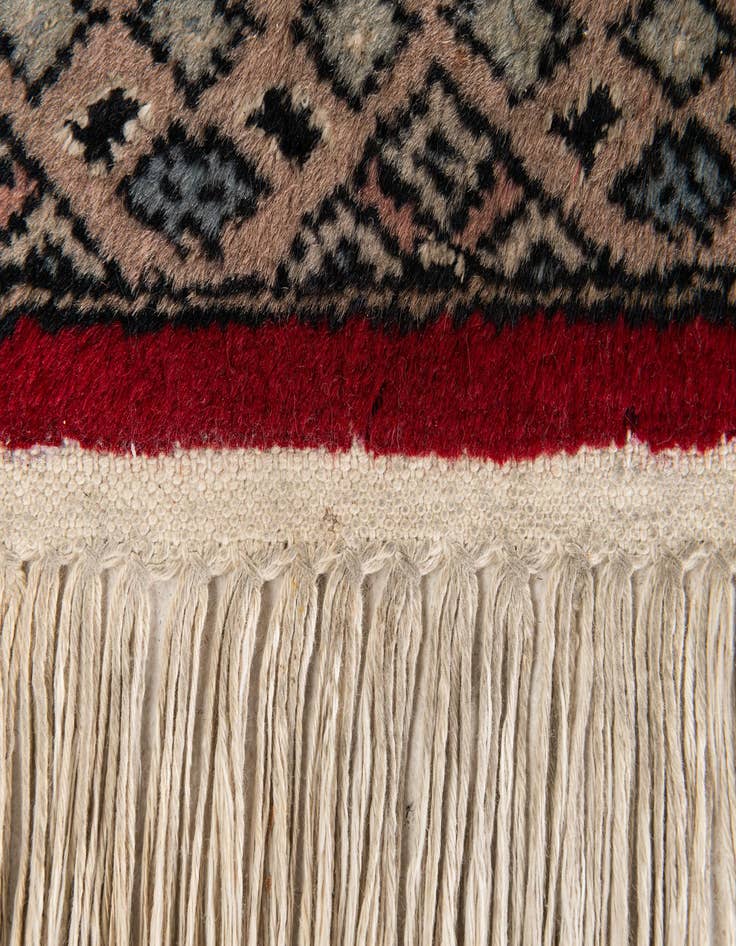 Detail image of 2' 1 x 3' 2  Hand Knotted Bokhara Oriental Wool Rug