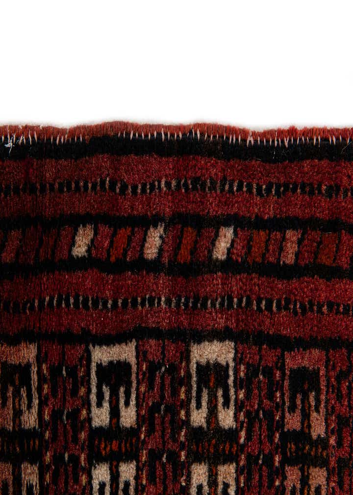 3' 10 x 5' 1 Hand Knotted Bokhara Oriental Wool Rug