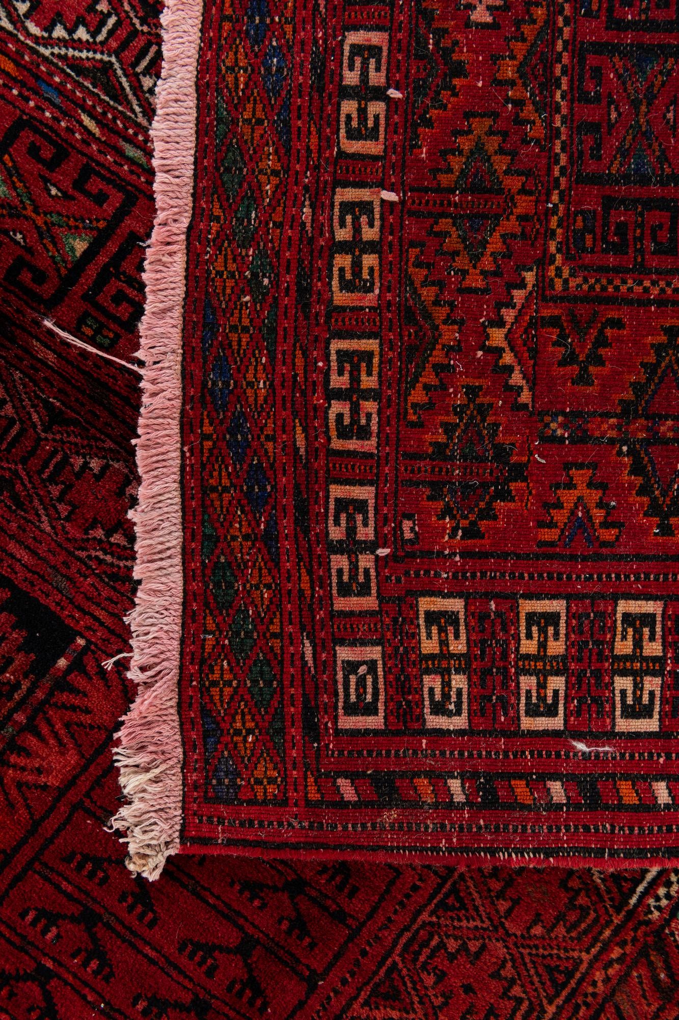 3' 10 x 5' 1 Hand Knotted Bokhara Oriental Wool Rug