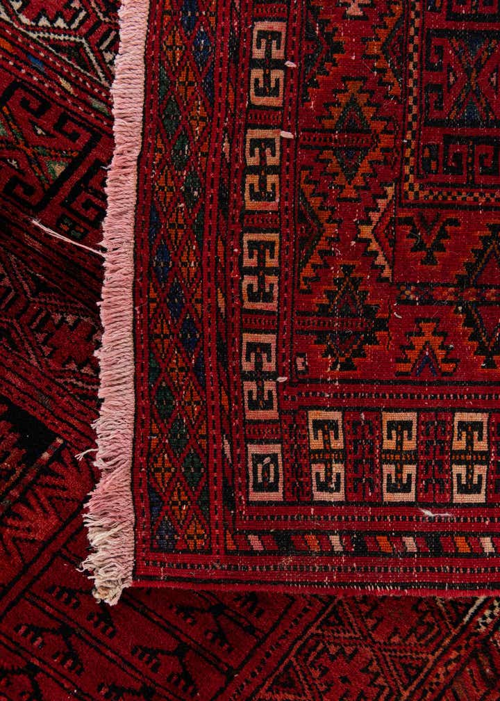 3' 10 x 5' 1 Hand Knotted Bokhara Oriental Wool Rug