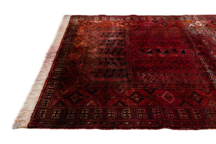 3' 10 x 5' 1 Hand Knotted Bokhara Oriental Wool Rug